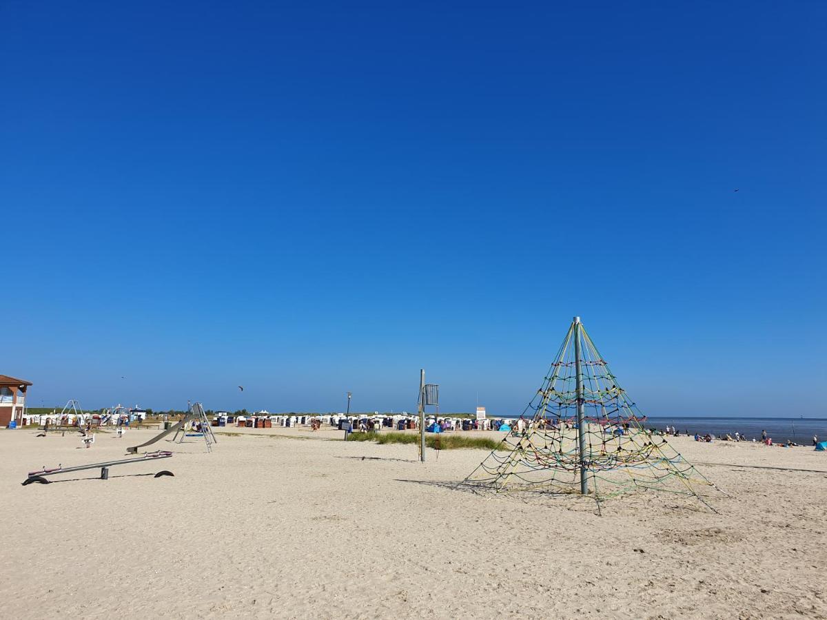 Ferienwohnung Voelker, Wenige Schritte Zum Meer, Wlan, 3 Sz, Kinder Geeignet, Sackgasse, Horumersiel - Nordsee, Erdgeschoss Schillig Exterior photo